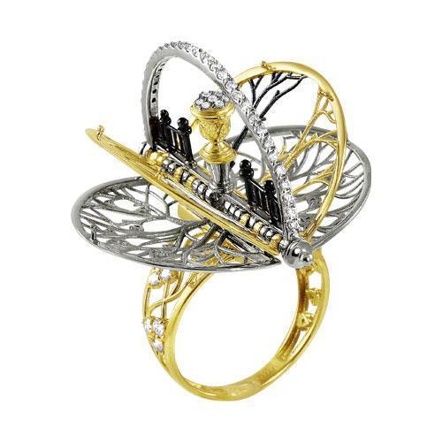 Кольцо из золота 750 пробы 11-0007с