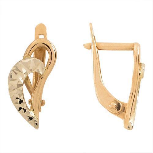 Серьги из золота 585 пробы 22-0002 Серьги из золота 585 пробы 22-0002