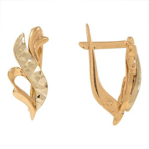 Серьги из золота 585 пробы 22-0013