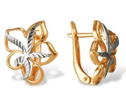 Серьги из золота 585 пробы 22-0029