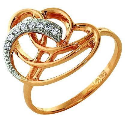 Кольцо из золота 585 пробы 31-0175