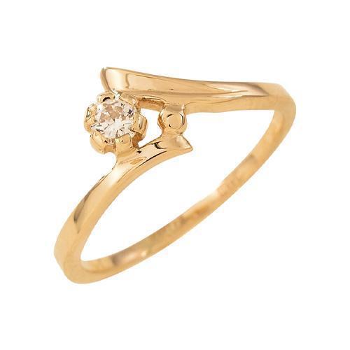 Кольцо из золота 585 пробы 31-0194