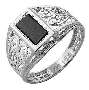 Печатка из серебра 925 пробы 31-0227-s