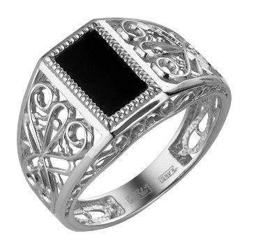 Печатка из серебра 925 пробы 31-0234-s