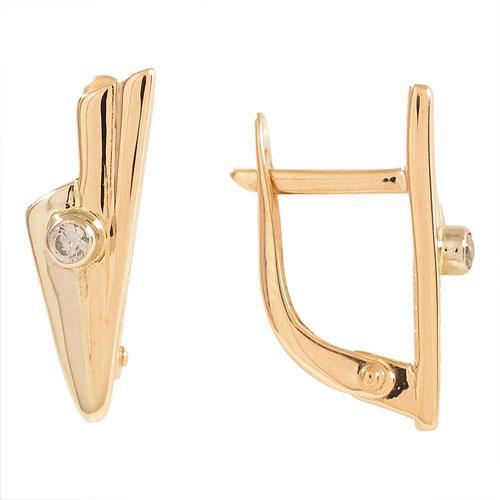 Серьги из золота 585 пробы 32-0024 Серьги из золота 585 пробы 32-0024