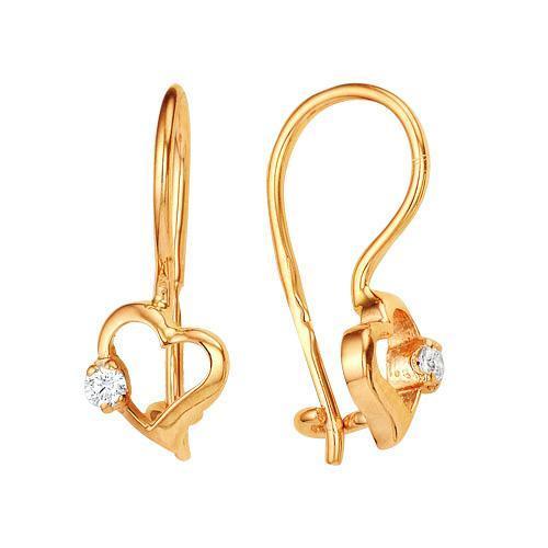 Серьги из золота 585 пробы 32-0052