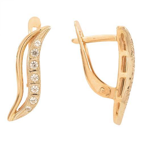 Серьги из золота 585 пробы 32-0060 Серьги из золота 585 пробы 32-0060