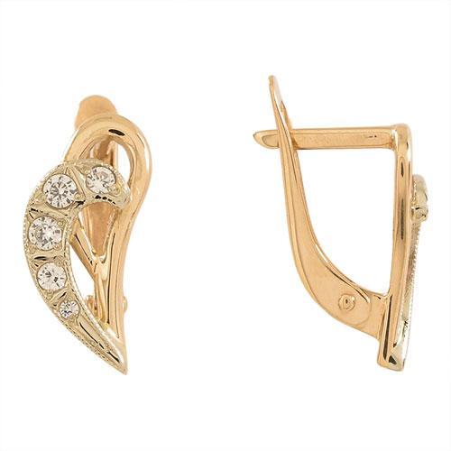 Серьги из золота 585 пробы 32-0083