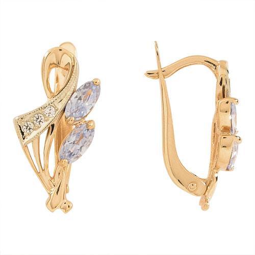 Серьги из золота 585 пробы 32-0087