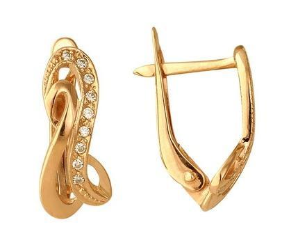 Серьги из золота 585 пробы 32-0098