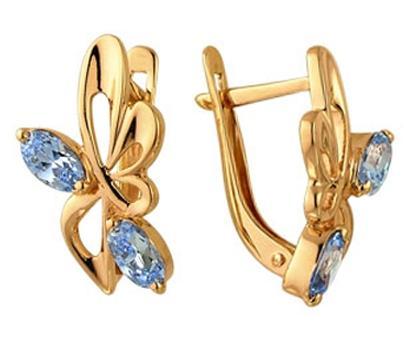 Серьги из золота 585 пробы 32-0105