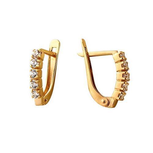 Серьги из золота 585 пробы 32-0106