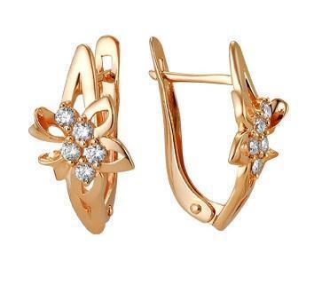 Серьги из золота 585 пробы 32-0112