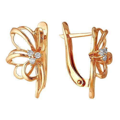 Серьги из золота 585 пробы 32-0116