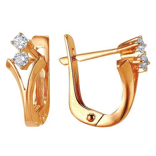 Серьги из золота 585 пробы 32-0120