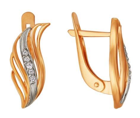 Серьги из золота 585 пробы 32-0130