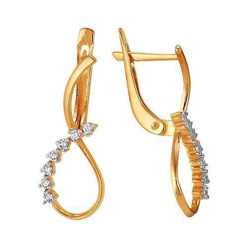 Серьги из золота 585 пробы 32-0131