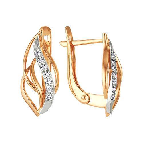 Серьги из золота 585 пробы 32-0135 Серьги из золота 585 пробы 32-0135