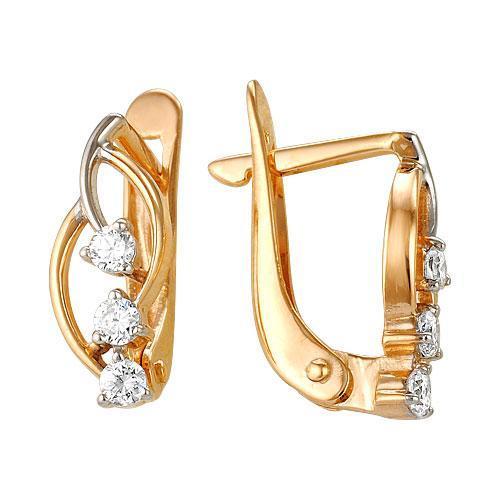 Серьги из золота 585 пробы 32-0158