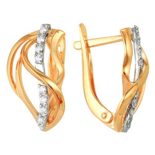 Серьги из золота 585 пробы 32-0164