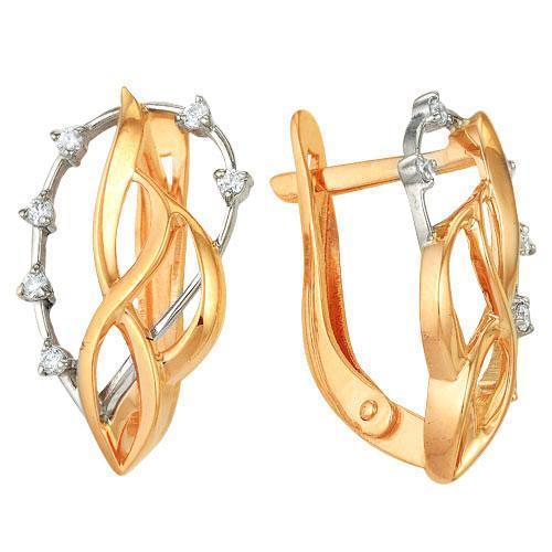Серьги из золота 585 пробы 32-0165
