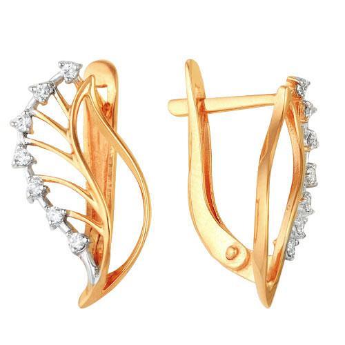 Серьги из золота 585 пробы 32-0169