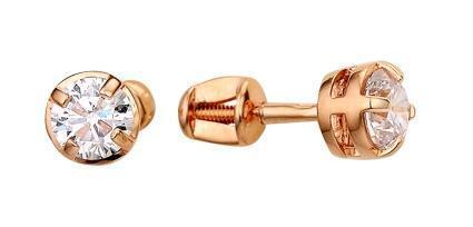 Серьги из золота 585 пробы 32-0186