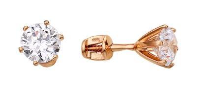 Серьги из золота 585 пробы 32-0187