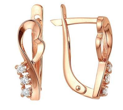 Серьги из золота 585 пробы 32-0188