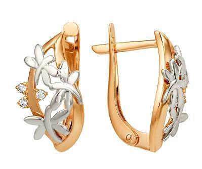 Серьги из золота 585 пробы 32-0200