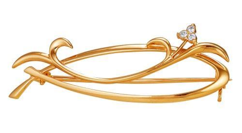 Брошь из золота 585 пробы 34-0004 Брошь из золота 585 пробы 34-0004