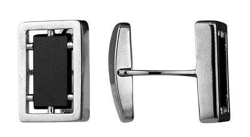 Запонки из серебра 925 пробы 39-0001-s