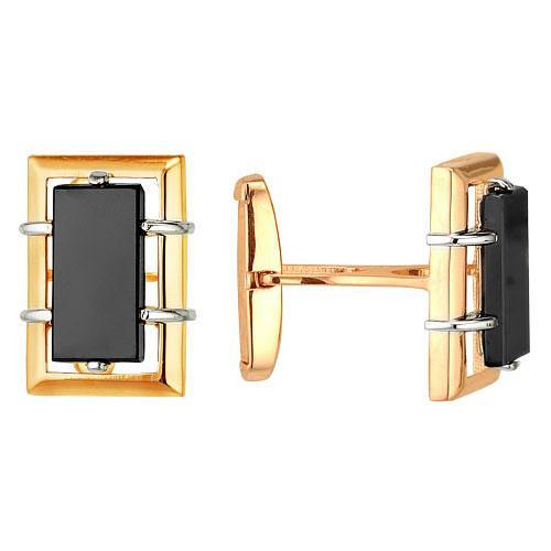 Запонки из золота 585 пробы 39-0003