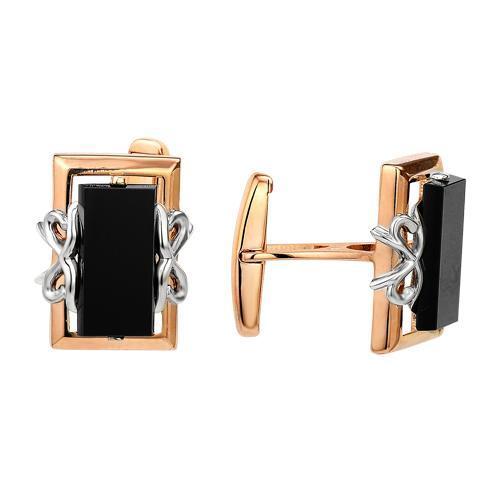 Запонки из золота 585 пробы 39-0004