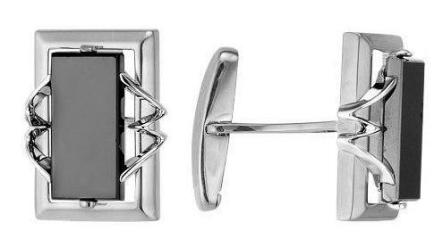 Запонки из серебра 925 пробы 39-0007-s