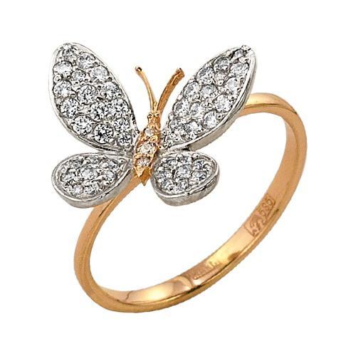 Кольцо из золота 585 пробы 41-0075