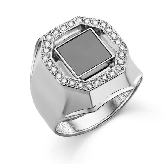 Печатка из серебра 925 пробы 41-0109-s