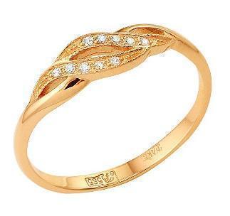 Кольцо из золота 585 пробы 41-0115