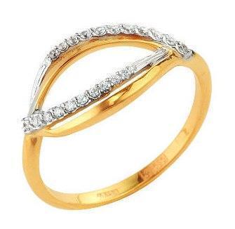 Кольцо из золота 585 пробы 41-0137