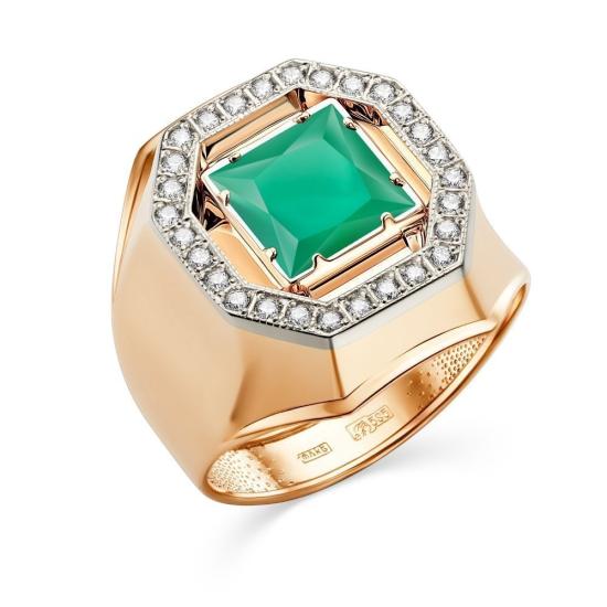 Печатка из золота 585 пробы 41-0150-О