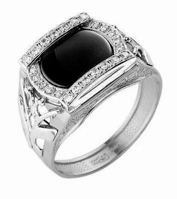 Печатка из серебра 925 пробы 41-0161-s