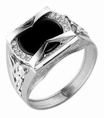 Печатка из серебра 925 пробы 41-0175-s