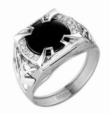 Печатка из серебра 925 пробы 41-0181-s