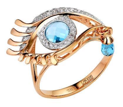 Кольцо из золота 585 пробы 41-0196