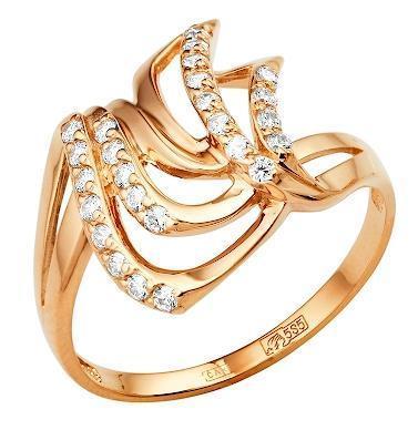 Кольцо из золота 585 пробы 41-0210