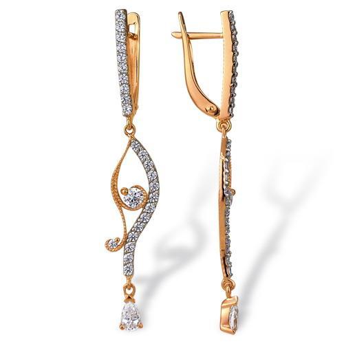 Серьги из золота 585 пробы 42-0031