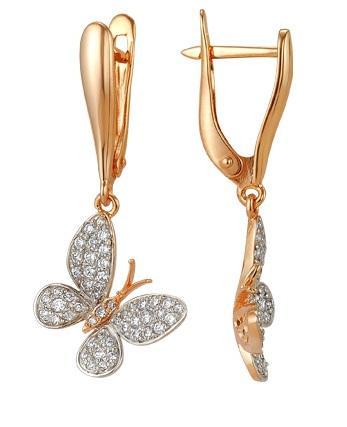 Серьги из золота 585 пробы 42-0043