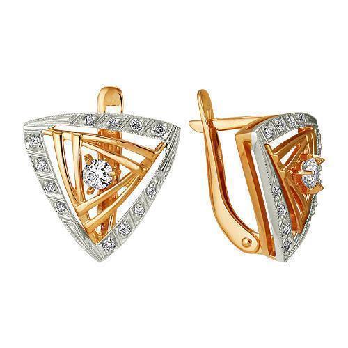 Серьги из золота 585 пробы 42-0051 Серьги из золота 585 пробы 42-0051