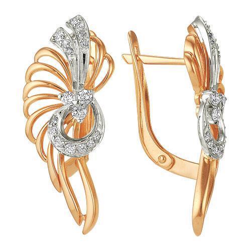Серьги из золота 585 пробы 42-0059