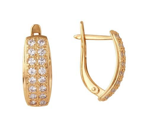 Серьги из золота 585 пробы 42-0082